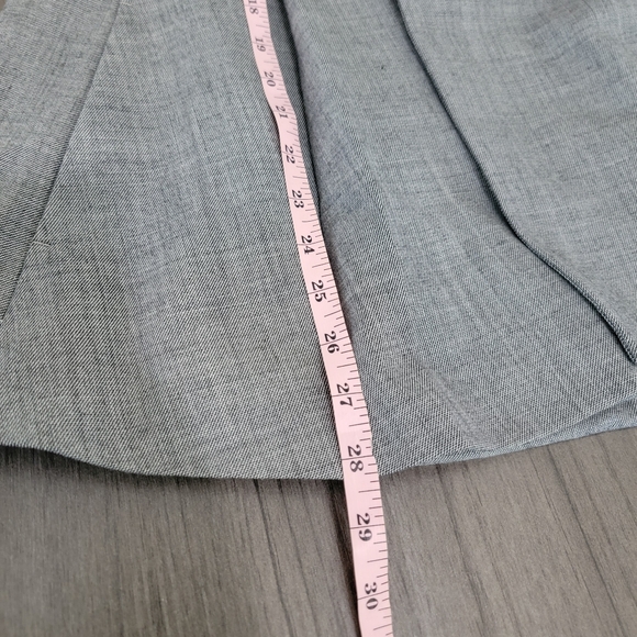 MM LaFleur Gaia Jacket Wool Blend Workwear Blazer Sharkskin Women’s Sz 14 Gray - Picture 10 of 14